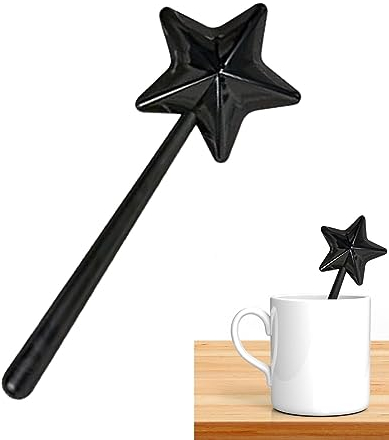 Juego de molinillos de sal y pimienta, varita mágica para sal y pimienta, varita mágica en forma de estrella para la cocina, salero y pimentero