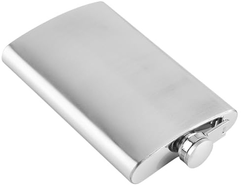 Frasco de Alcohol, Botella de Alcohol Portátil Ligera y Duradera, para Oficina, Hogar, Camping, Senderismo (10 onzas)