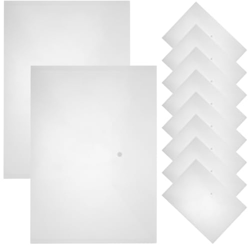 HOMSFOU Aktenaufbewahrungstaschen A3 Transparent 10 Stück Dokumententaschen Mit Druckknopf Praktische Aktenorganisatoren Für Büro Dokumentenhalter Zur Sortierung Von Unterlagen
