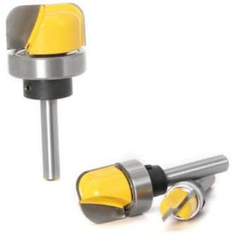 MAGICLULU 3 Piezas Fresas de Cortadores de Fresado de Redondo Herramientas de Carpintería con Mango de Resistentes para Tallado y Acabado