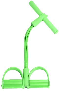 Widerstandsbänder – Fitness-Trainingsgerät, elastisches Sportzubehör | Expander mit Fußpedal, tragbar, mit 4 Röhren für das Yoga-Gymnase zu Hause