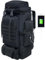 Vaupan 80L Wandern Rucksack, Camping Rucksack, wasserdichte große Outdoor Sport Reise Daypack Molle Rucksack für Männer Frauen (Schwarz)