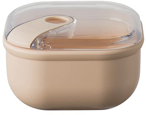OMADA Design - Contenitore ermetico per alimenti piccolo da 0,4 L con coperchio trasparente - Made in Italy - Linea Pull Box