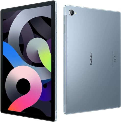 Blackview Tab 15 Pro 10.5'' FHD+ Écran Android 12 Tablette Tactile, 14Go+256Go(1To Extension), 7.3mm Épaisseur & Batterie 8280mAh, Dual SIM+WiFi, Caméra 13MP+8MP, Haut-Parleur Stéréo Quad Box, Bleu