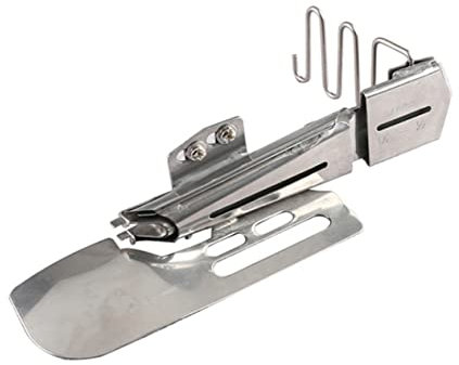 ULDIGI Encuadernadora Para Máquina De Coser Industrial Doble Pliegue Acero Inoxidable 0,6 Cm Accesorio Prensatelas Costura Bordes Para Proyectos De Confección y Ribeteado