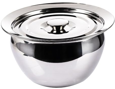 MAGICLULU Tazón para Mezclar con Tapa Multifuncional Anti Óxido de Acero Inoxidable Cuenco Práctico para Cocina y Hornear para Preparaciones y Mezclas Cocina