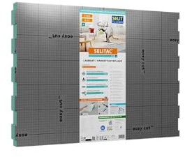 SELIT AC Pro+ - 5 mm de aislamiento acústico para parqué y laminado, con protección contra la humedad AquaStop, alfombrilla para reducir el ruido de caminar y pisadas, 5 m²
