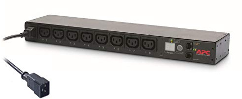 APC Rack PDU - AP7921B - Unidades de Distribución Eléctrica (conmutado, 1U, 208/230 V, 8 Salidas C13; IEC C20)
