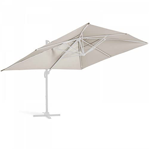 Oviala Toile pour Parasol déporté 4x3m écru
