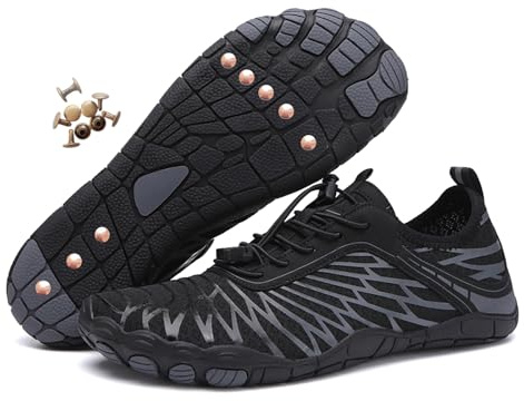 Grounding Shoes with Copper, Copper Hike Barefoot Shoes for Women Men, Waterproof Non-Slip Comfort Hike Shoe