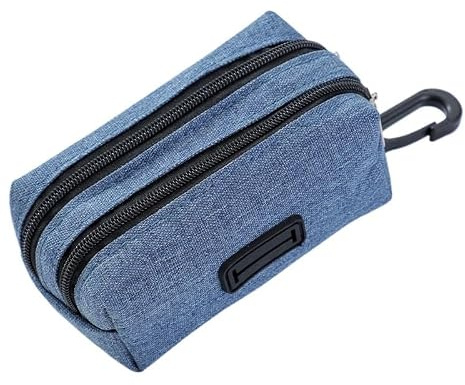 Hundbajspåsehållare Multifunktionell godispåse for utomhusträning av husdjur(Light Blue)