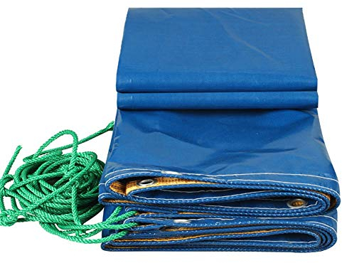 DGLIYJ LKW Plane, Schwer wasserdichte Plane, Kälte Beständig, Abriebfest, Frostschutz Und Regenschutz, Outdoor-Camping-Transportschiff Coverage / 400g / M2 (Size : 4x8m)