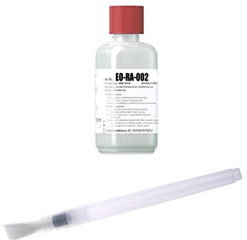 Emil Otto 500 ml Elektronik-Reiniger/Flux-Remover EO-RA-002 zur Entfernung von Flussmittelrückständen auf Leiterplatten + EO-Remover-Pen B (6 ml, unbefüllt)