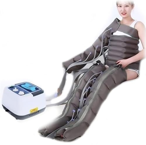 Massaggiatore Gambe Piedi, Apparecchio Massaggiante Per Gambe, Addome,Piedi Braccio,Compressione D' Aria Massaggio Pressoterapia Ripristino Circolazione Venosa D(Color:2 Leg 1 Arm 1 Waist And Machine)