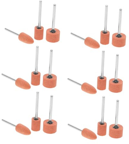 HAMPPLIES 45 piezas Piedra Esmeriladora y Puntas Amoladora para Herramientas Rotativas Kit Abrasivo Completo para Pulido y Lijado Accesorios de Precisión para Taladro Eléctrico y Amoladora