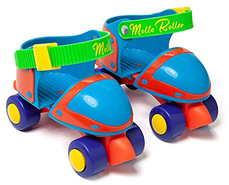 MOLTO | Skateboards 4 justerbara hjul My First Skates | Skridskor för barn | Barnens evolutionära skridskor | Unisex Skridskoåkning | Pedagogiska leksaker för barn | Barn från 36 månader