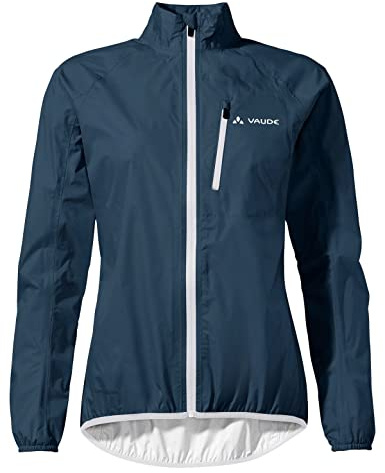 VAUDE Women‘s Drop Jacket III, leichte Regenjacke, atmungsaktiv & wasserdicht, zusammenrollbar