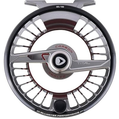 Greys Tital Fliegenrolle | Large Arbor Fliegenrolle für Süßwasserangeln | Sanfter Einzug & Sicherer Spulenwechsel | Carbon Disc Drag | Präzisions-Barstock | Mit Schutztasche | Mehrere Größen