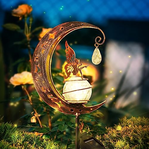 Comius Sharp Luces Solares Led Exterior Jardin, Decoracion Jardin Exterior - Impermeable Decorativo De Metal De Luz De Tierra De Jardín Para Patio Patio De Casa De La Boda Del Partido