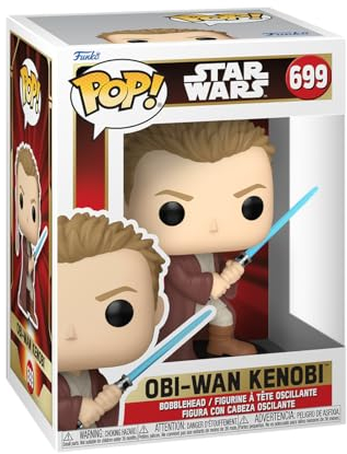 Funko POP! Star Wars: Episode 1 The Phantom Menace Anniversary - Obi-Wan Kenobi - (Young) - Collectable Vinyl Figure - Gift Idea - Official Merchandise - Toys for Kids & Adults - Movies Fans