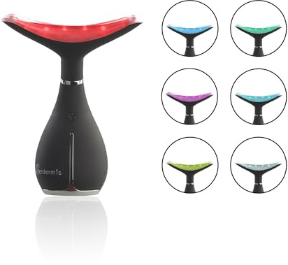 VERDERMIS - Red Light for Face & Neck Beauty Device - 7 in 1 Facial Massager Tool and Neck Care Device for Neckline Care, Face and Neck Massager for Women