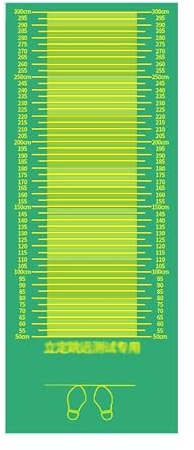 Sport-Weitsprungmatte, 0,9 m breite Gummi-Trainingsmatten for Heim-Fitness-Bodenbeläge, verschleißfeste Körpertrainingsunterlage for Erwachsene und Kinder im Innen- und Außenbereich (Color : Green,