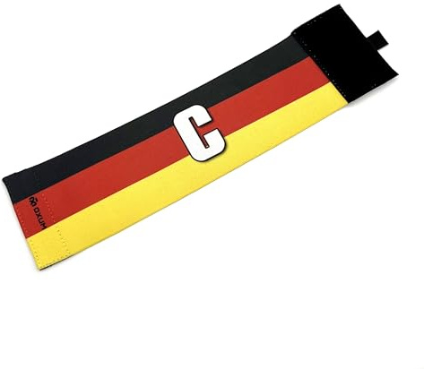 OXUM Sport Kapitänsbinde für Kinder und Erwachsene - Fußballbinde mit der Flagge deines Landes oder deiner Gemeinschaft - Elastische und verstellbare Binde