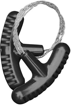 Sierra de alambre de cable – Sierra de alambre de equipo de mochilero, multifuncional y resistente, supervivencia de mano, cable de tubo, cuerda de cuerda de engranaje, motosierra de bolsillo,