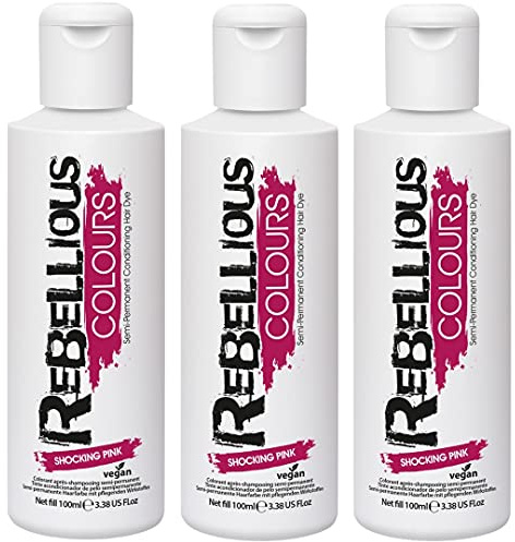 Rebellious Colour Semi Permanent Hair Dye Conditioning vegan cruelty free direct hair colour application 300ml