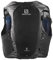 Salomon Adv Hydra Vest 8 unisex Hydrationsweste Trail running Wandern MTB, Komfort und Stabilität, Schneller Zugriff auf Flüssigkeitszufuhr, Einfaches Design, Schwarz, XS