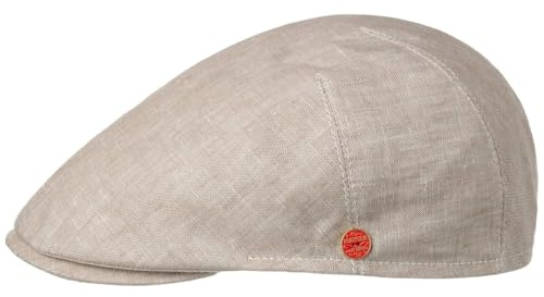 Mayser Sidney Leinen Schirmmütze Flatcap UV-Schutz 30 Handmade Made in EU Herren Sommer