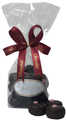 Dark Belgian Chocolate Rose and Violet Creams