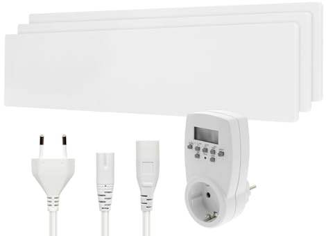 Anti-moisissure, efficace contre la moisissure, sans produits chimiques, système de chauffage modulaire de 50 à 250 W et minuterie