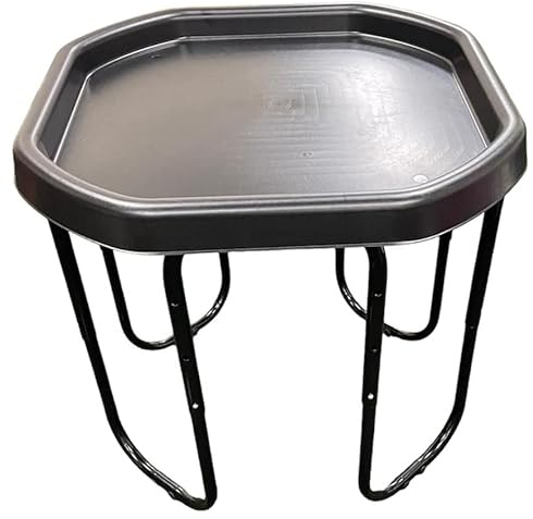 OptiProducts® Mixing Tray 70cm Diameter With Adjustable size Stand for Children Kids Playing Toy Sand Pool Pit Water Game Animal Figures for School Nurser Home Garden Beach. MADE IN UK.
