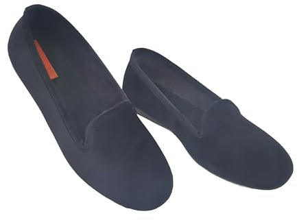 Meravigliose Pantofole Invernali Donna, Ballerine Chiuse da Casa invernali in Velluto Rasato, Ciabatte Scaldapiedi Peluche Eleganti, Morbide e Super Comode (Nero, 39)