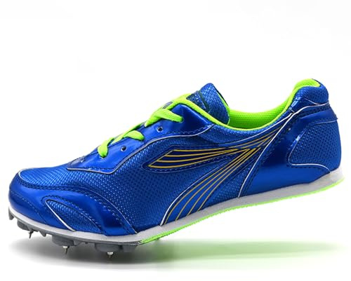 Zeihyeurus Leichtathletik Herren-Mittelstrecken-Laufschuhe Unisex-Leichtathletikschuhe Leichtathletik Spike Schuhe Track Spike Schuhe rutschfeste VerschleißFest Gelten Jungen MäDchen Damen Herren