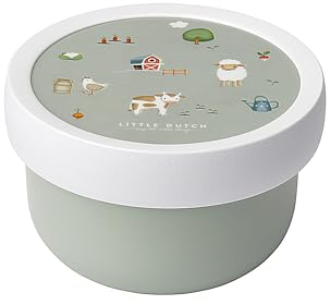 Mepal - Fruttiera Campus - Porta pranzo per frutta per bambini - Per lavastoviglie e microonde - Senza BPA - 300 ml - Little Farm
