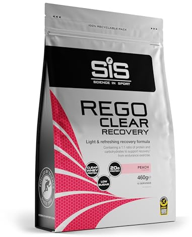 Science in Sport REGO Clear Recovery, Peach, 460g