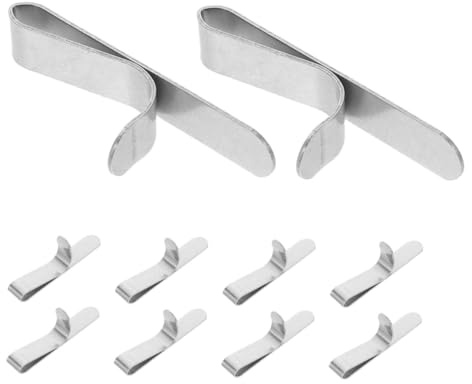 Cake Ring Securing Clips 10pcs Stainless Steel for Baking | Adjustable Cake Rings, Smooth Surface Finish, Easy to Clean, Strong Fastening for Supporting and Decorating