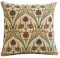 Traditional Art Deco Cushion Cover. 17x17 (45cm) Square Cover. Classic Mackintosh Style Design. Handmade in the UK from Heavyweight Tapestry Upholstery Fabric.