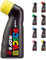 POSCA 183207 - POSCA Marker MOP´R PCM-22, runde Stempelspitze 3 - 19 mm, gelb, 1 Stück, ergonomische Form