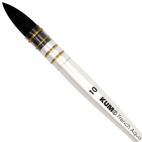 KUM AZ5144319 – pensel fransk aqua #10, med syntetfiber, 1 akvarellpensel