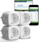 Smart Plug con monitoraggio energetico | 15 A Max / 10 A Continuous | WiFi Smart Outlet | App mobile | Alexa | Google | CE Certified (4)