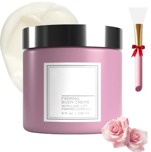 Champagne Lift Body Creme,Anti Aging Firming Lotion,Deep Hydration & Smoothing, Hydrates Dry Skin Arms & Legs (Rose, size)