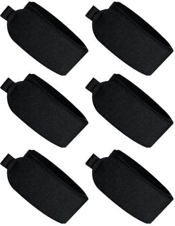 Correas de transporte para esquí y snowboard - 6 piezas accesorios de protección | Correas ajustables para fijación de esquí de fondo | Transporte seguro, almacenamiento práctico de equipos para depor