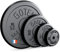 GOTEN | Hantelscheiben - Gusseisen - 25 mm / 1 Zoll - 4 x 2,5 kg - Schwarz - Made in France | Bodybuilding/Fitness
