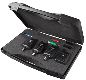 JRC Base Kit Rod Pod and Bite Alarms Set with Everything You Need to Get Started in Carp Fishing, Includes Rod Pod with Three Rod Buzz Bars