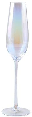 CONSTANCEY Juego de copas de vino iridiscentes, de 17 onzas, tallo largo, color burdeos, copas de vino de cristal arcoíris para cumpleaños, aniversario, Navidad, boda, regalos, fiestas, hogar, bar