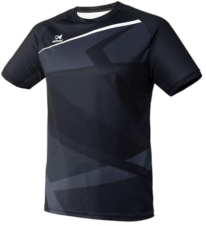 Asioka T-Shirt de Sport Berlin 100% Polyester Interlock, idéal pour la Course, Le Football et Le Sport