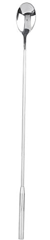 Stainless Steel Bar Spoon, Long Handle Drink Mixing Teardrop Stirrer Spoon for Cocktail, Coffee, Tea, Milk Tea, for Home, Cafe, Bar, Only Hands Washable